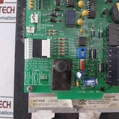 Notifier Lcd-80Pca Fire Alarm Annuncitor Rev: F