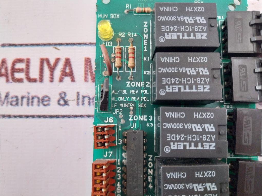 Notifier Rtm-8 8 Independent Spdt Relay Socket Rev C Bg-2886 Rtm-8pcc