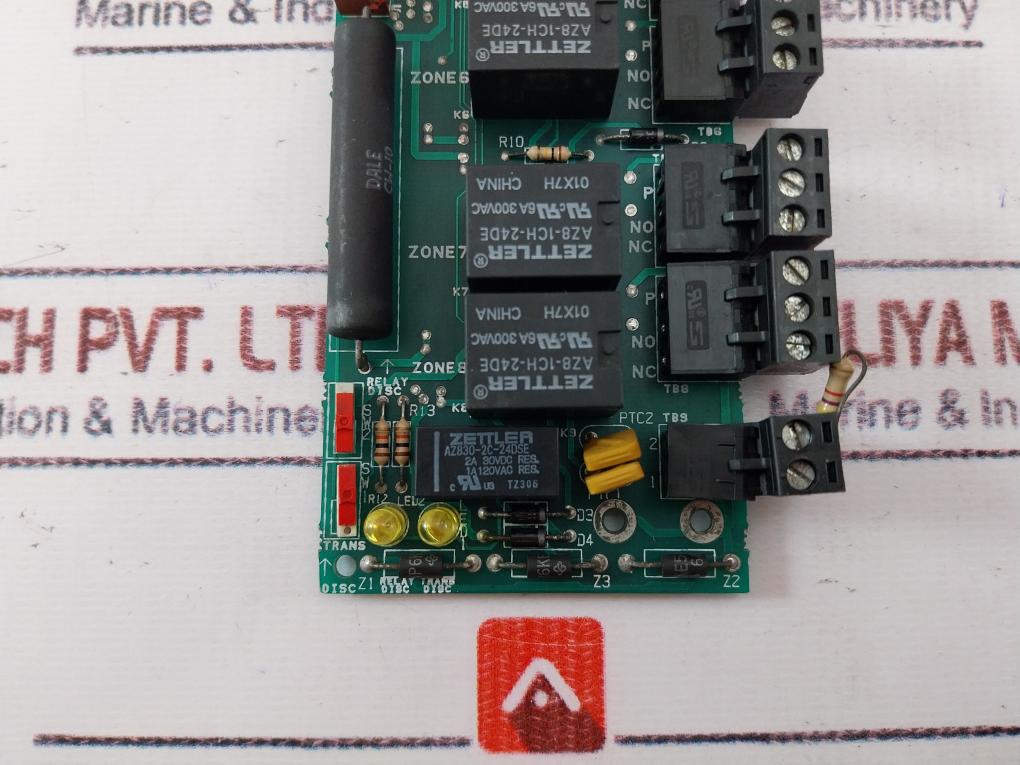 Notifier Rtm-8 8 Independent Spdt Relay Socket Rev C Bg-2886 Rtm-8pcc