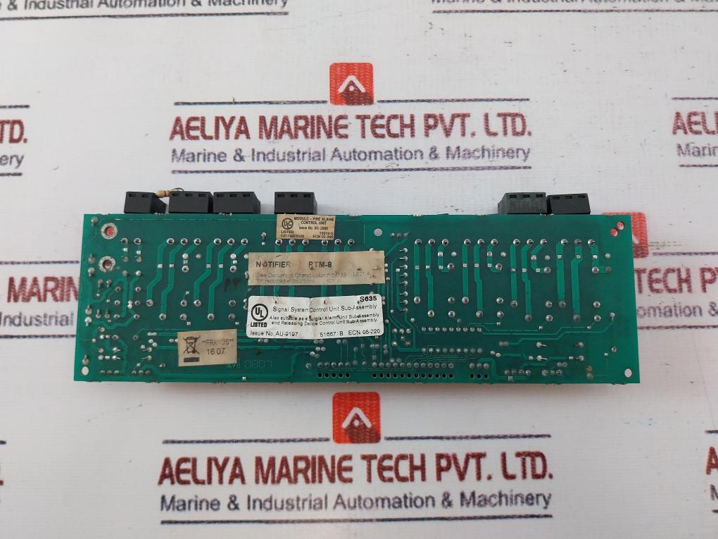 Notifier Rtm-8 8 Independent Spdt Relay Socket Rev C Bg-2886 Rtm-8pcc