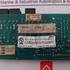 Notifier Rtm-8 8 Independent Spdt Relay Socket Rev C Bg-2886 Rtm-8pcc