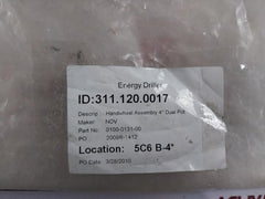 Nov 0100-0131-00 Handwheel Assembly 4" Dual Pot Set 0002-039 12 1704 1783-01