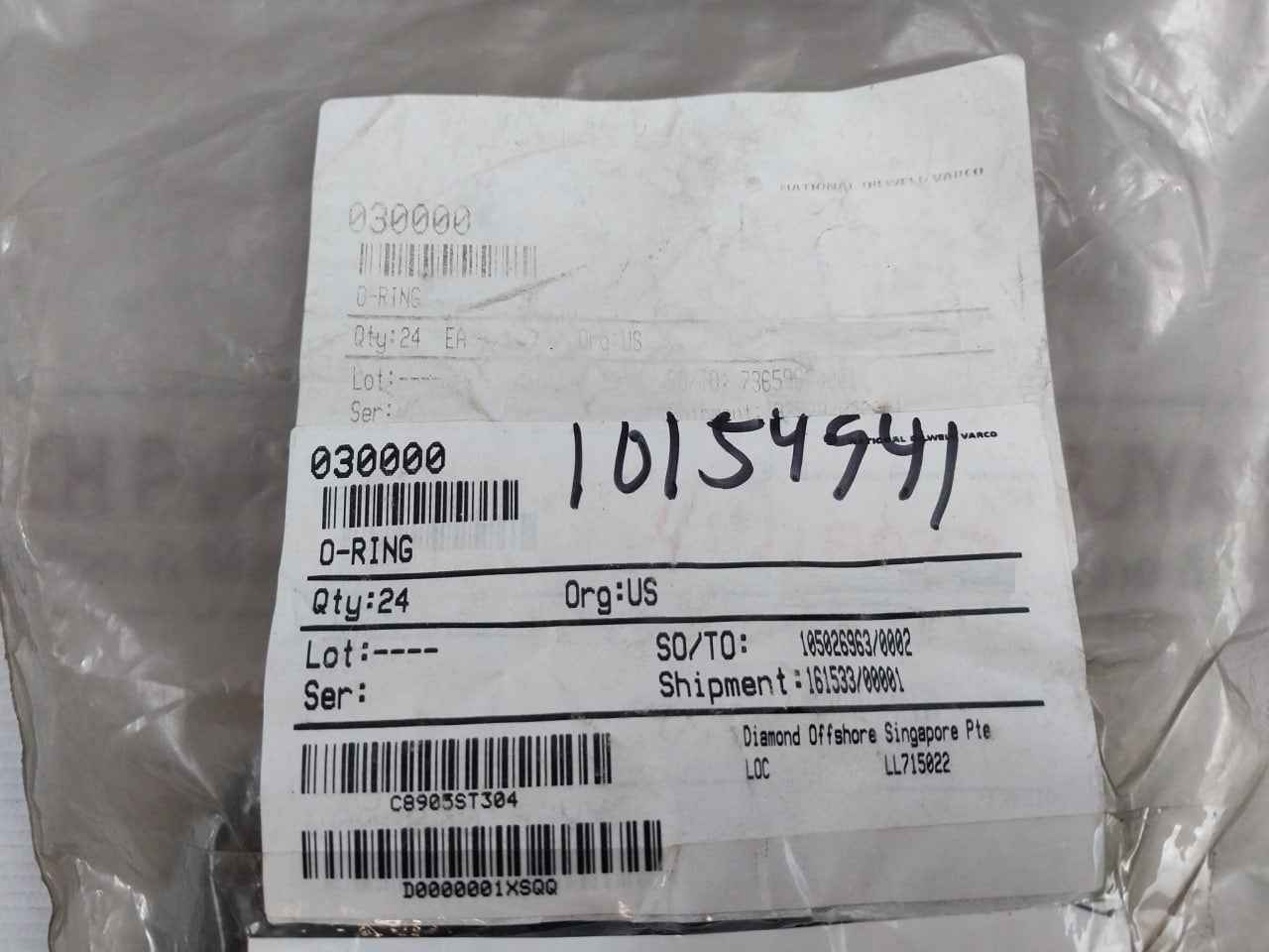 Nov 030000 O-ring 18-5M Dual Sbop 10730676-001