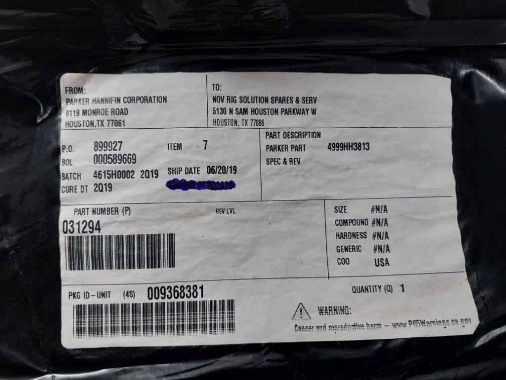 Nov 030765 Spare Part Kit With Adapter Rg 15 For 18-5M Sbop