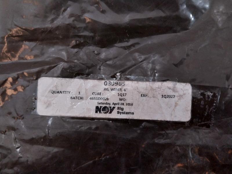 Nov 030965 O-ring Wiper 6 Inch 1Q17