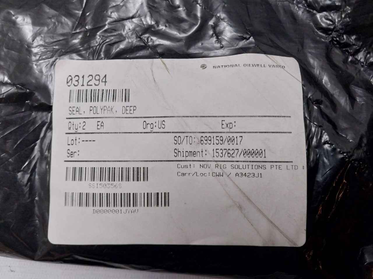 Nov 031294 Polypak Annular Deep Seal Ring 4999Hh3813