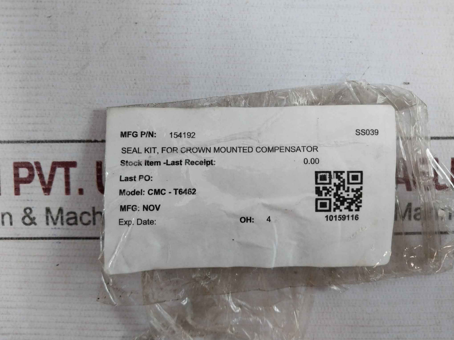 Nov 031294 Polypak Deep Annular Seal & Spare Part Kit Cmc-t6462 18-5M 1