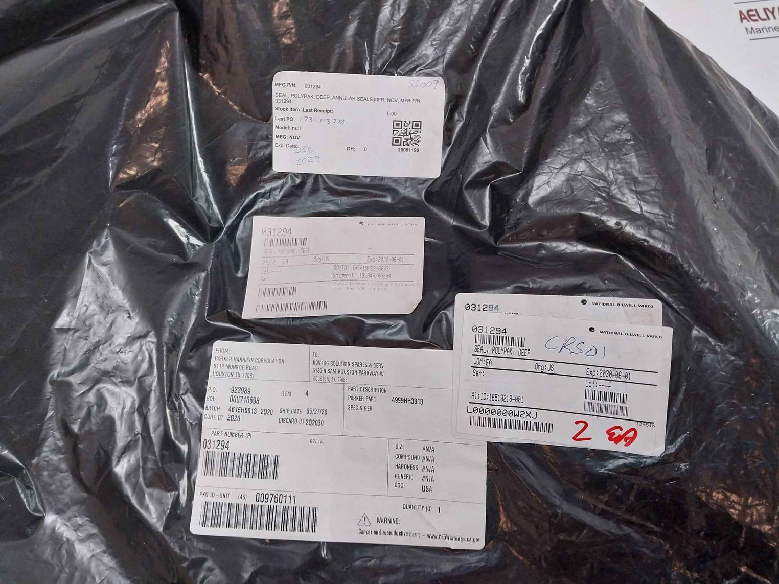 Nov 031294 Polypak Deep Annular Seal & Spare Part Kit Cmc-t6462 18-5M 1