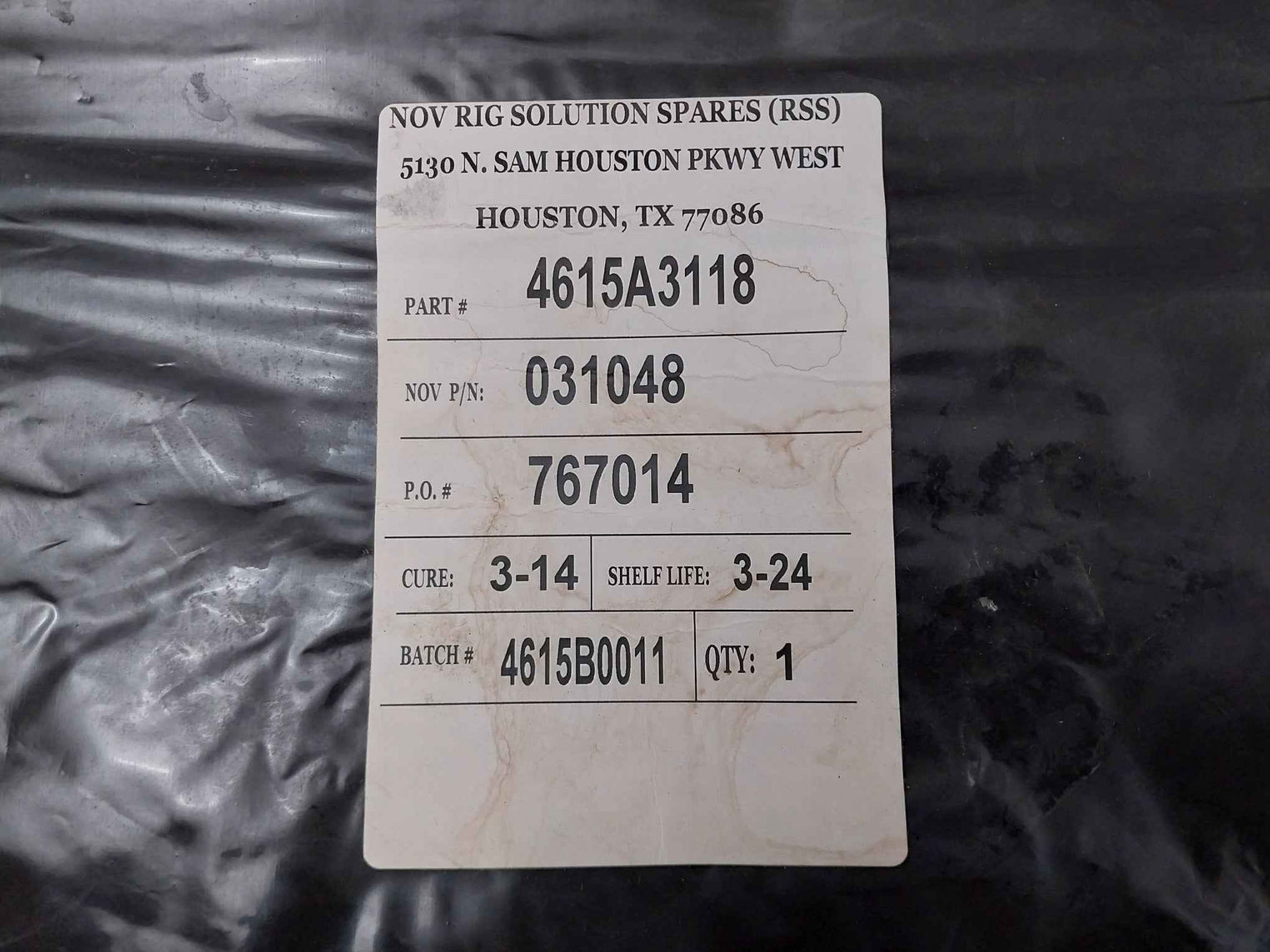 Nov 031294 Polypak Deep Annular Seal & Spare Part Kit Cmc-t6462 18-5M 1