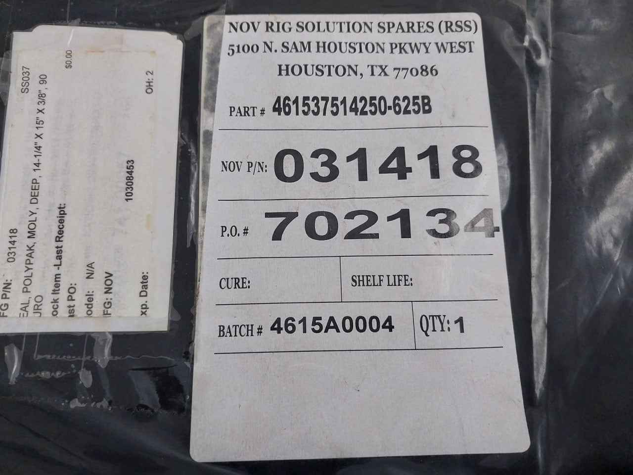 Nov 031418 Seal 14-1/4" X 15" X 3/8", 90 Duro Rev 2