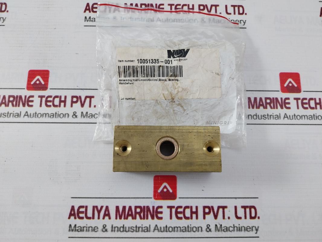 Nov 10051335-001 Instrument Control Bearing Block Handwheel