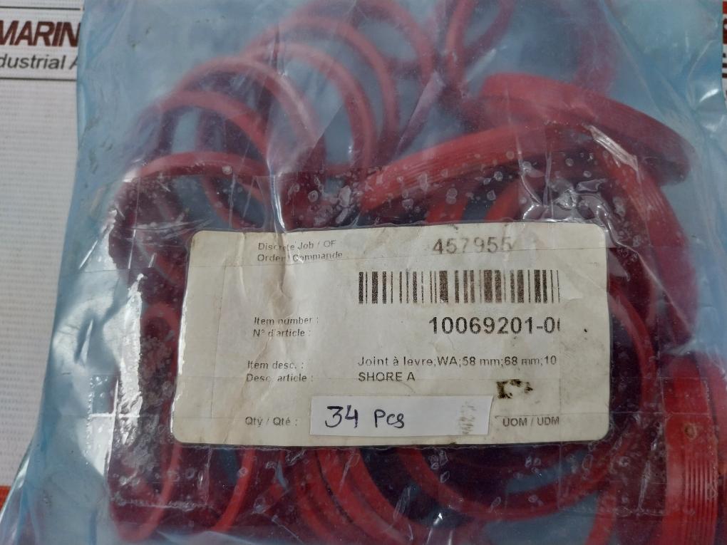 Nov 10069199-001 Flange Seal Assembly Kit 6360418, 80 Shore 5013214, 5013216