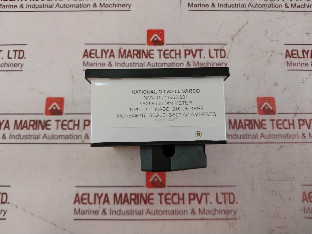 Nov 10711663-001 Analog Meter 96X96Mm 0-1Ma, 200 Ohm 0-500 Aac