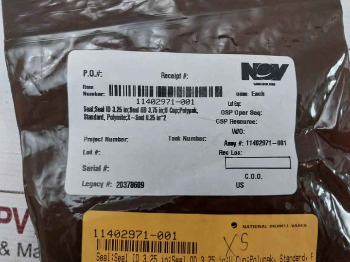 Nov 11402971-001 Polypak Seal For Fail Safe Valve Kc-3325