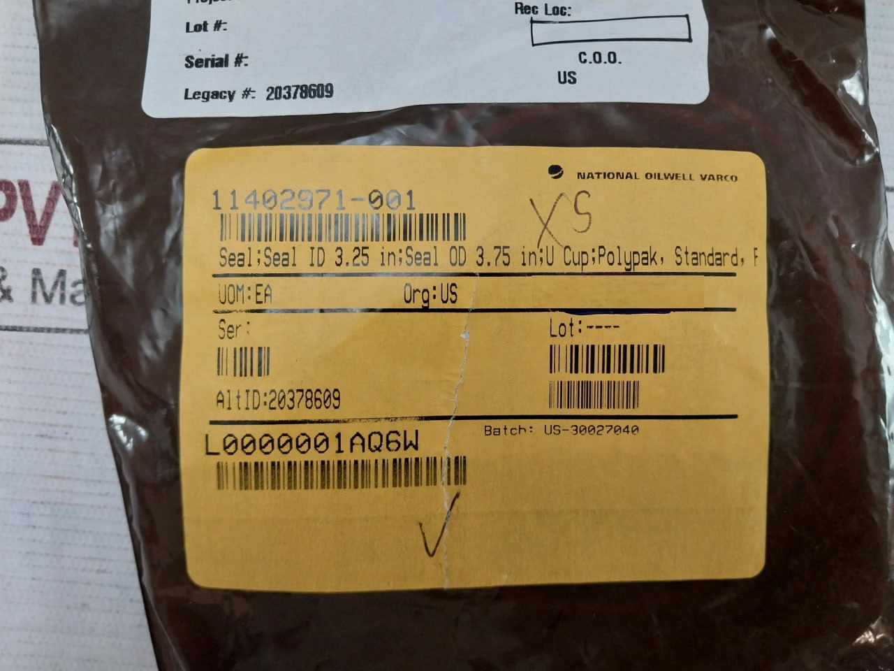 Nov 11402971-001 Polypak Seal For Fail Safe Valve Kc-3325