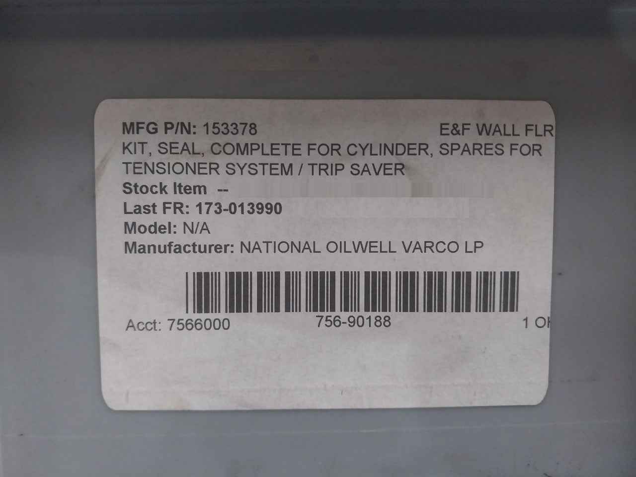 Nov 153378 Seal Kit R905022564 R987280267 R987036722 R900009309 Tensioner