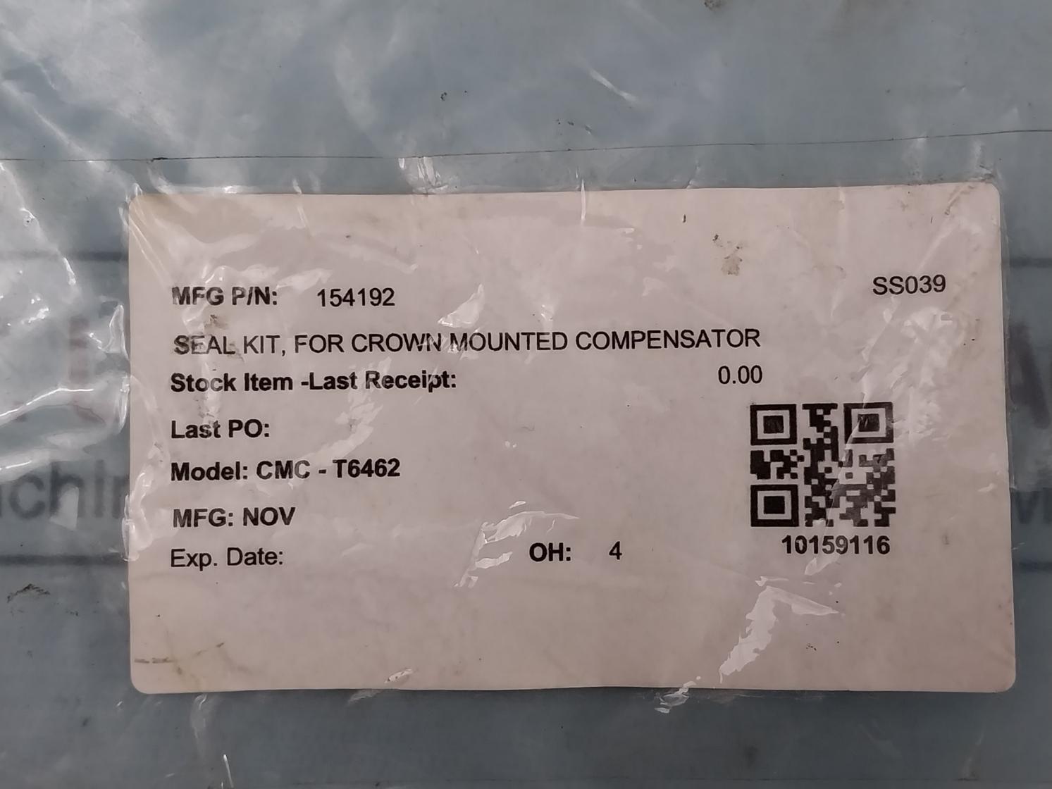 Nov 154192 Seal Kit For Crown Mounted Compensator