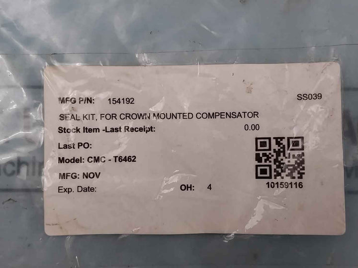 Nov 154192 Seal Kit For Crown Mounted Compensator
