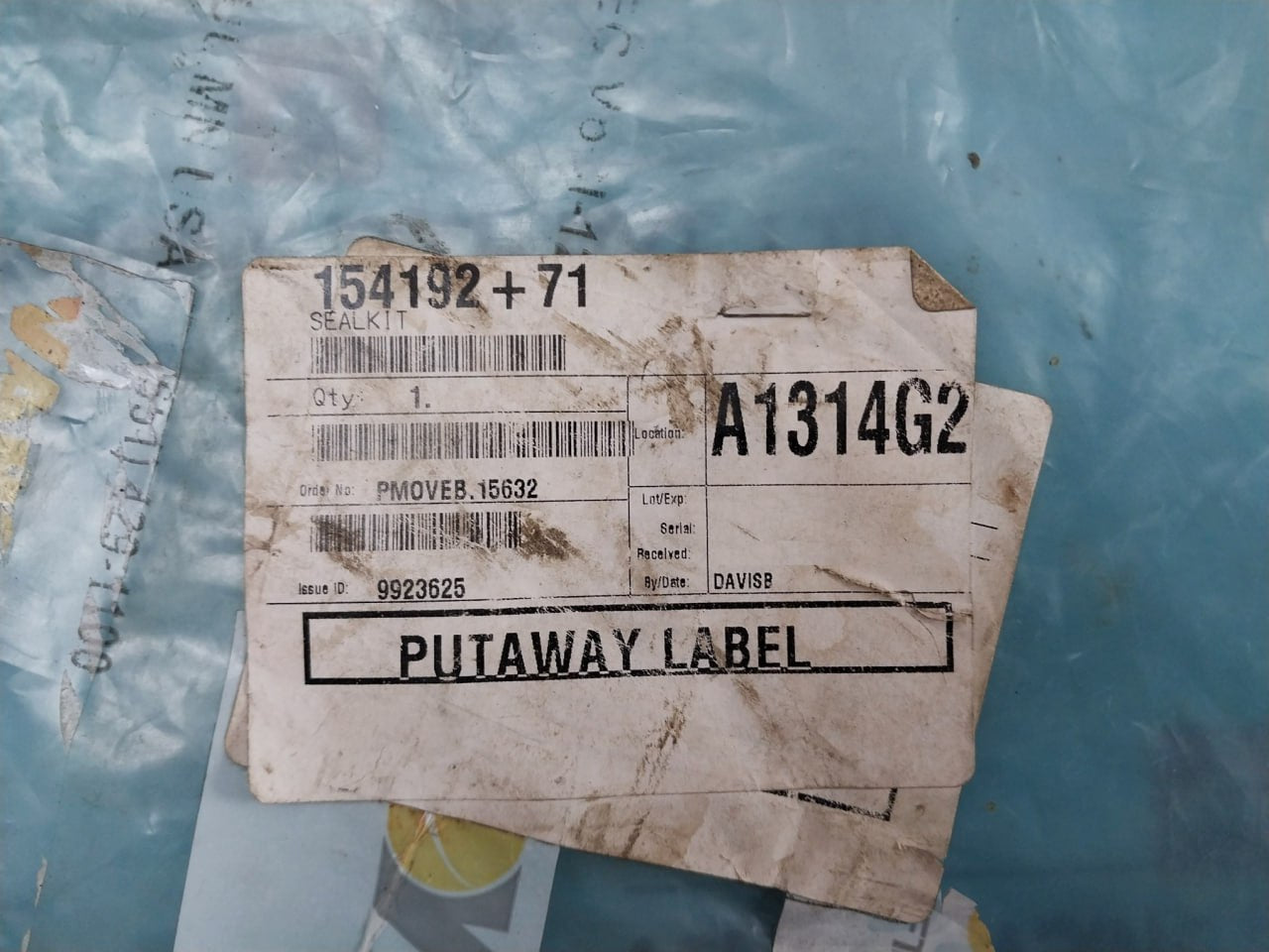 Nov 154192 Seal Kit For Crown Mounted Compensator