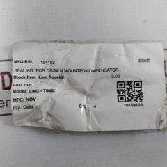 Nov 154192 Seal Kit For Crown Mounted Compensator Cmc-t6462