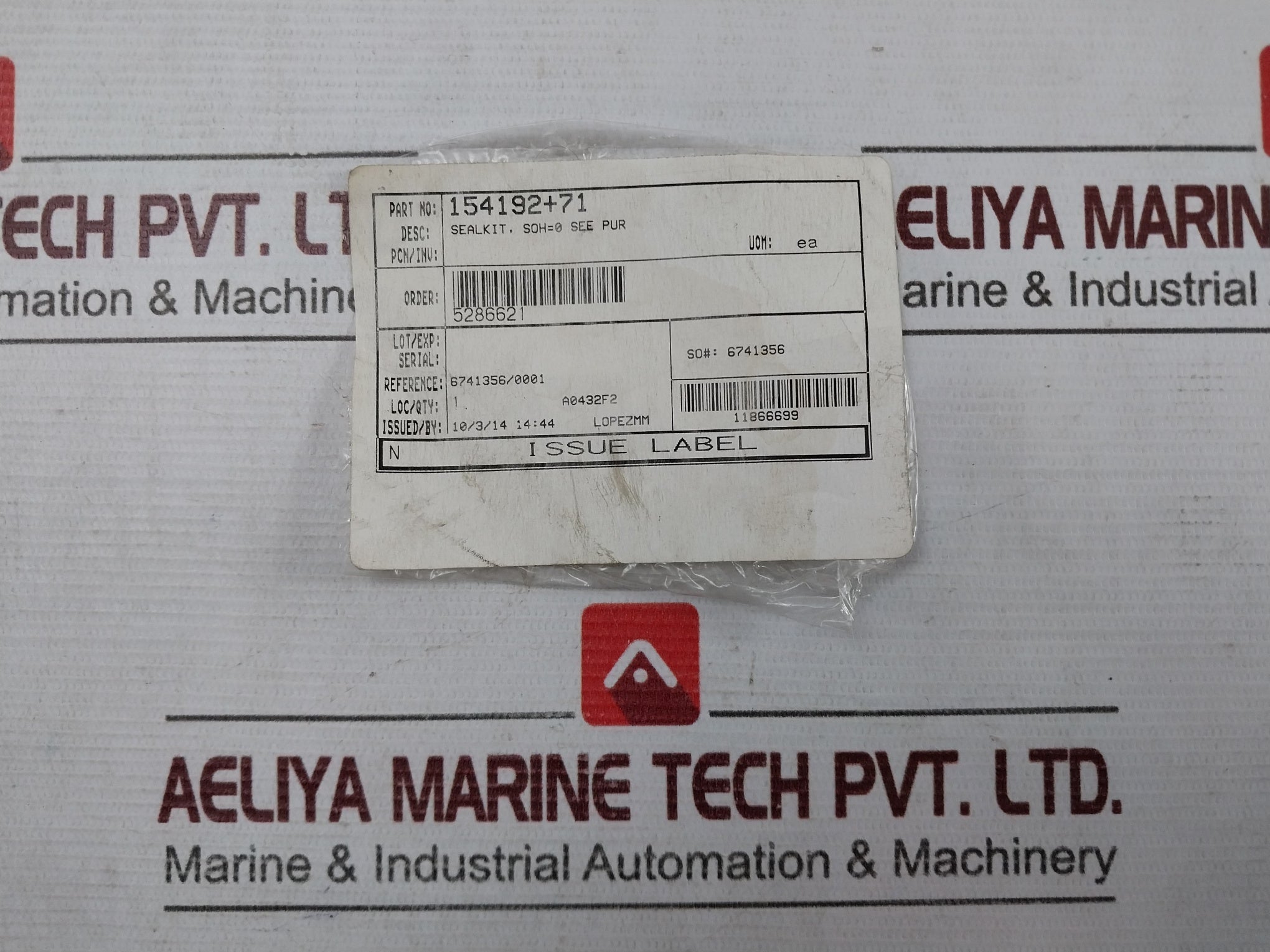 Nov 154192 Seal Kit For Crown Mounted Compensator Cmc-t6462