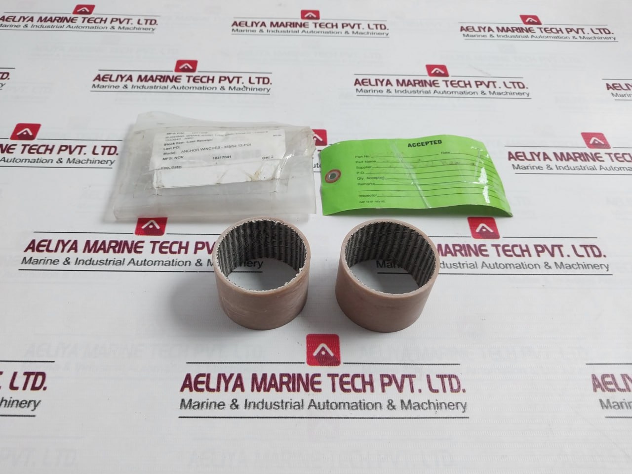 Nov 1551909 Anchor Winches-355/52 12-poi Brake Band, Live End Bushing