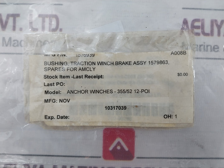 Nov 1576939 Bushing Traction Winch Brake Assy Anchor Winches-355/52 12-poi