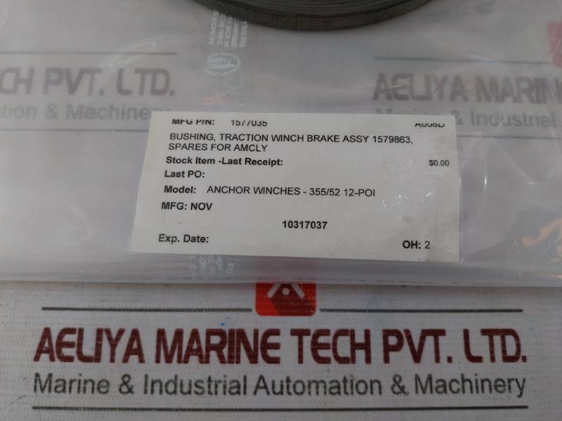 Nov 1577035 Bushing Traction Winch Brake Assembly A008D 10317037