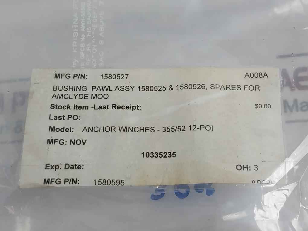 Nov 1580527 Oilless Bushings Self Lubricating Bearing Bushing Sleeve 1580595