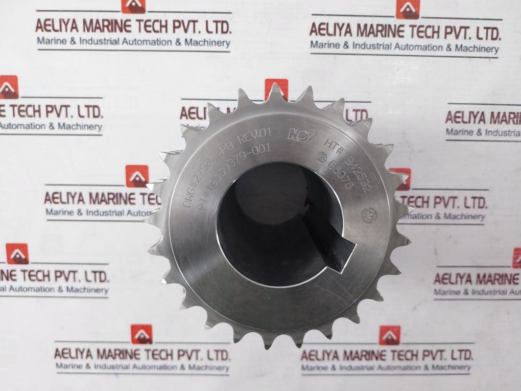 NOV 18000379-001 Sprocket Proprietary Teeth Motor