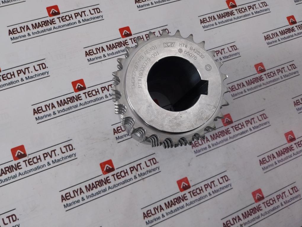 NOV 18000379-001 Sprocket Proprietary Teeth Motor