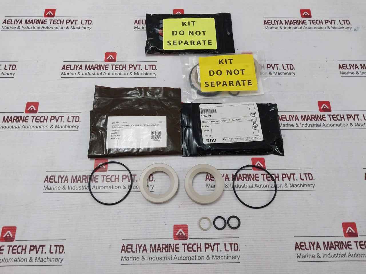 Nov 185740 Seal Kit For 2" Ball Valve Series H23/H27
