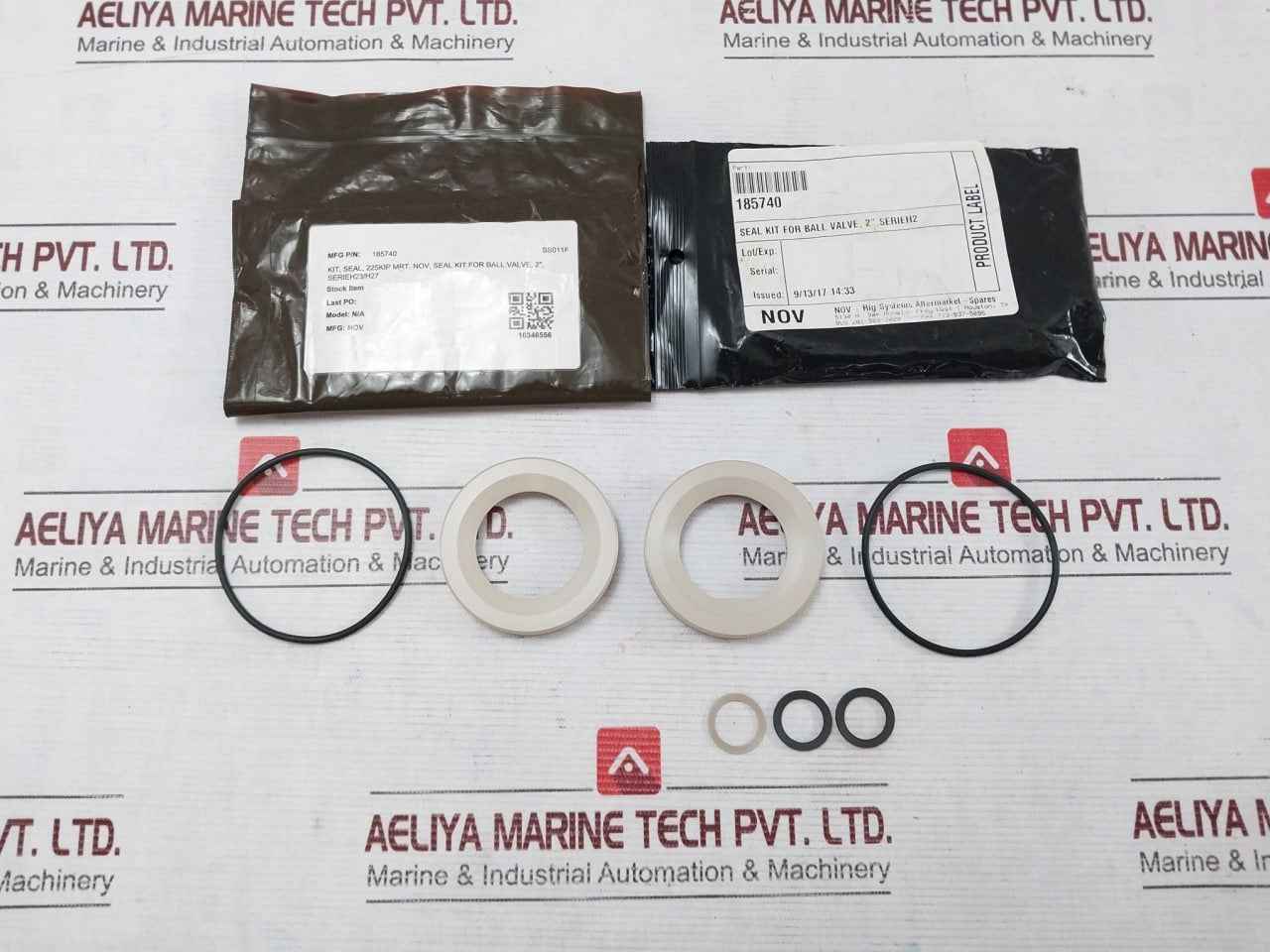 Nov 185740 Seal Kit For 2" Ball Valve Series H23/H27