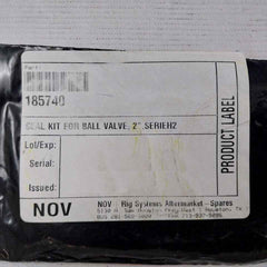 Nov 185740 Seal Kit For 2" Ball Valve Series H23/H27