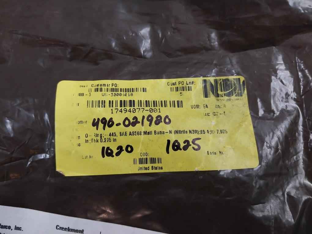 Nov 20368322 O-ring T3Df Gate Valve 3-1/16, 15K, B