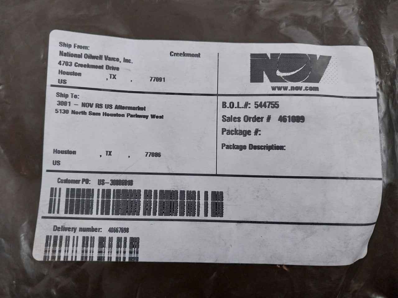 Nov 20368322 O-ring T3Df Gate Valve 3-1/16, 15K, B