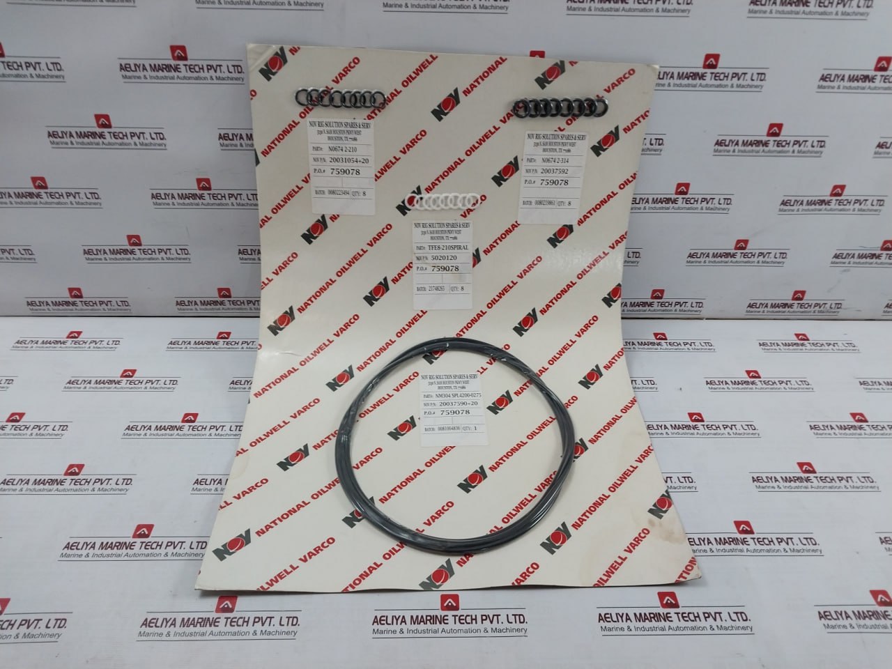 Nov 461550041000-750B Seal Kit Hydraulic Latch 21" Ft-g Joint 20034822 + Subpart