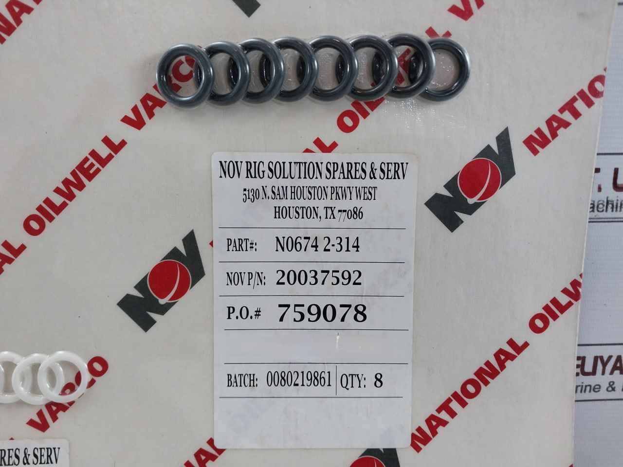 Nov 461550041000-750B Seal Kit Hydraulic Latch 21