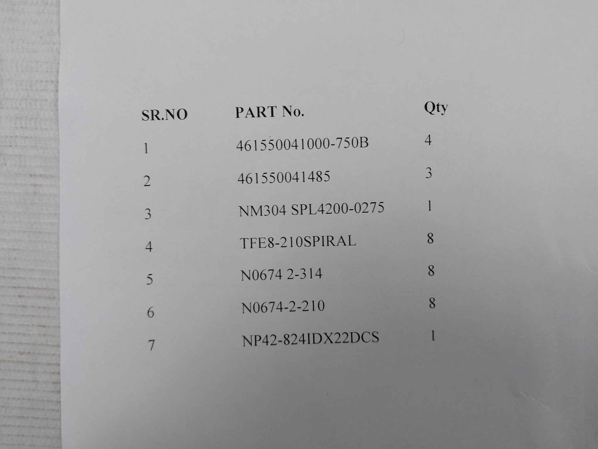 Nov 461550041000-750B Seal Kit Hydraulic Latch 21