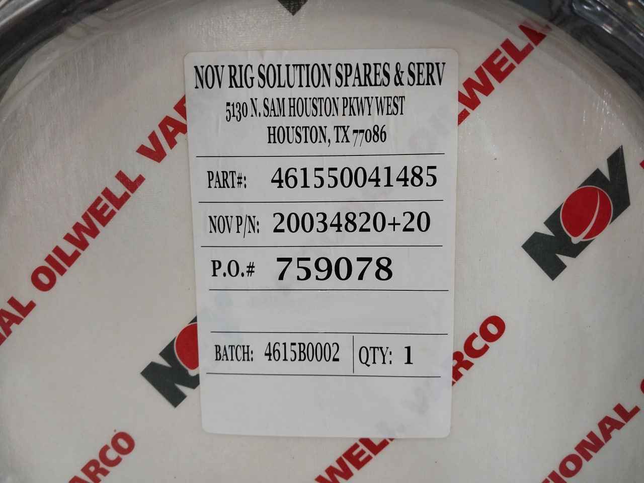 Nov 461550041000-750B Seal Kit Hydraulic Latch 21