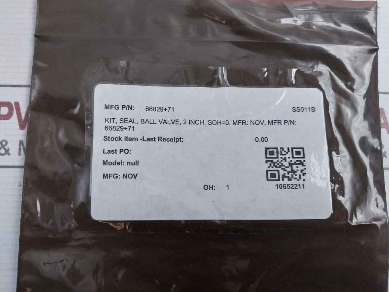 Nov 66829+71 Ball Valve Seal Kit 2 Inch 20-rk-h27-yb-np Ss011B