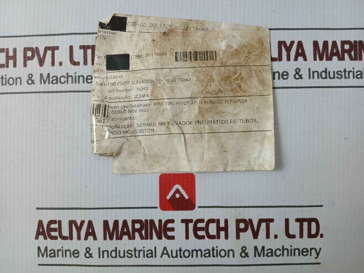 Nov 70242 Pivot Pin Air Operated Elevator 500 Ton Tubing Lift Rev. 2