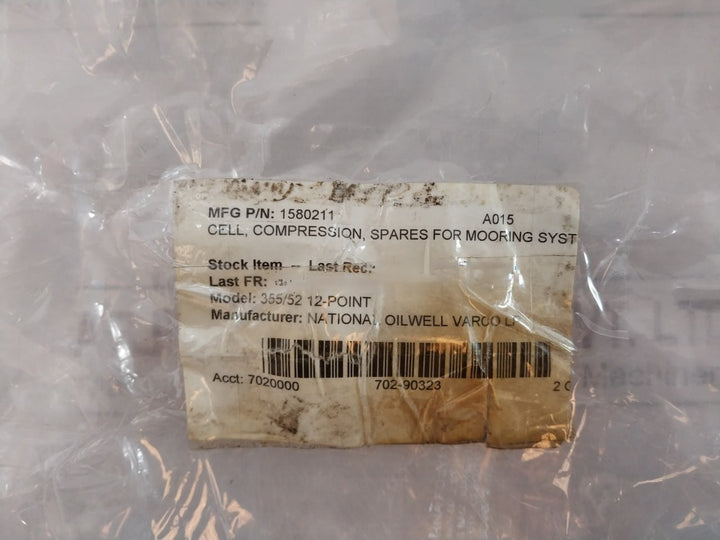 Nov Cc-475-e9301-01 Load Cell Assembly 1580211, 355/52 12-point
