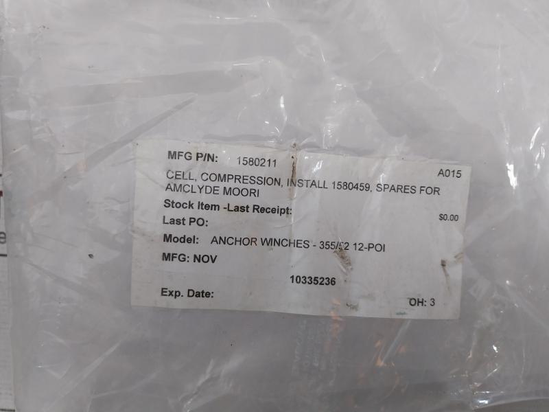 Nov Cc-475K-e9301-01 Compression Cell Anchor Winch Spares 1580211