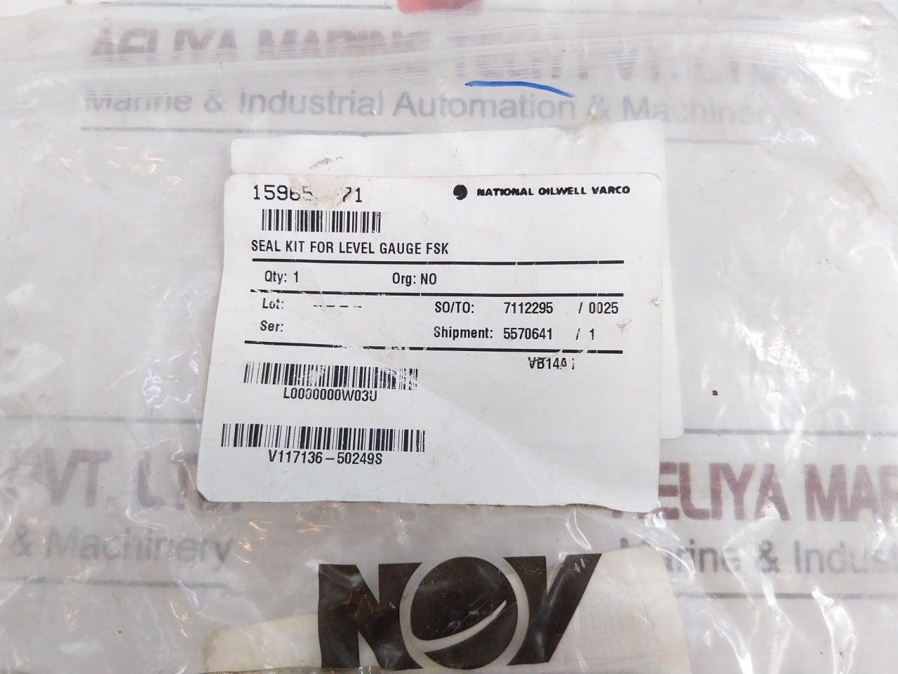 Nov Fsk Level Gauge Seal Kit 159653