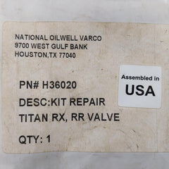 Nov H36020 O-ring Repair Kit 31909-hs Skd T-20