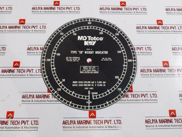 Nov Md Totco B1544-31 Indicator B1545-28