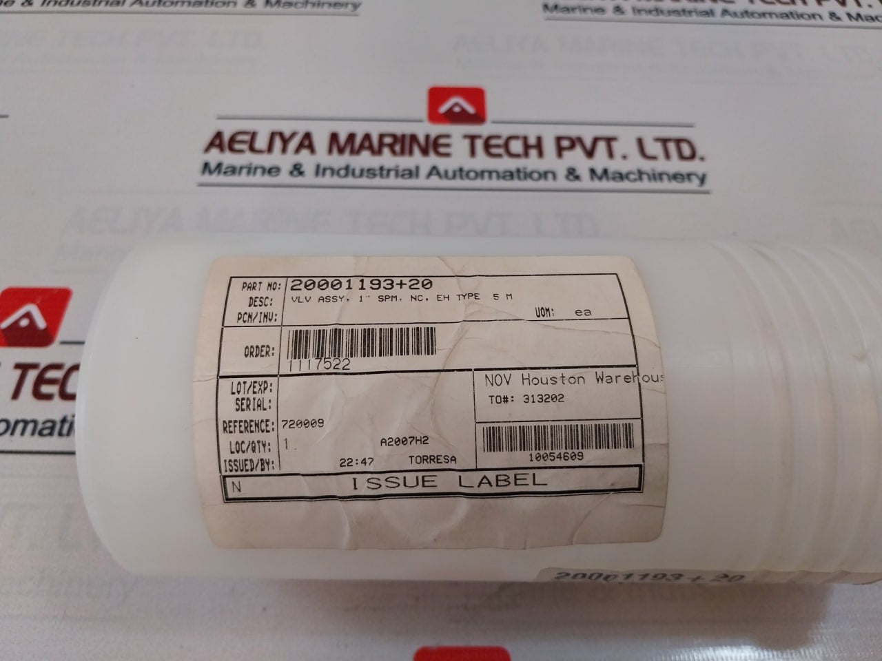 Nov 20001193+20 Cartridge Valve 25979