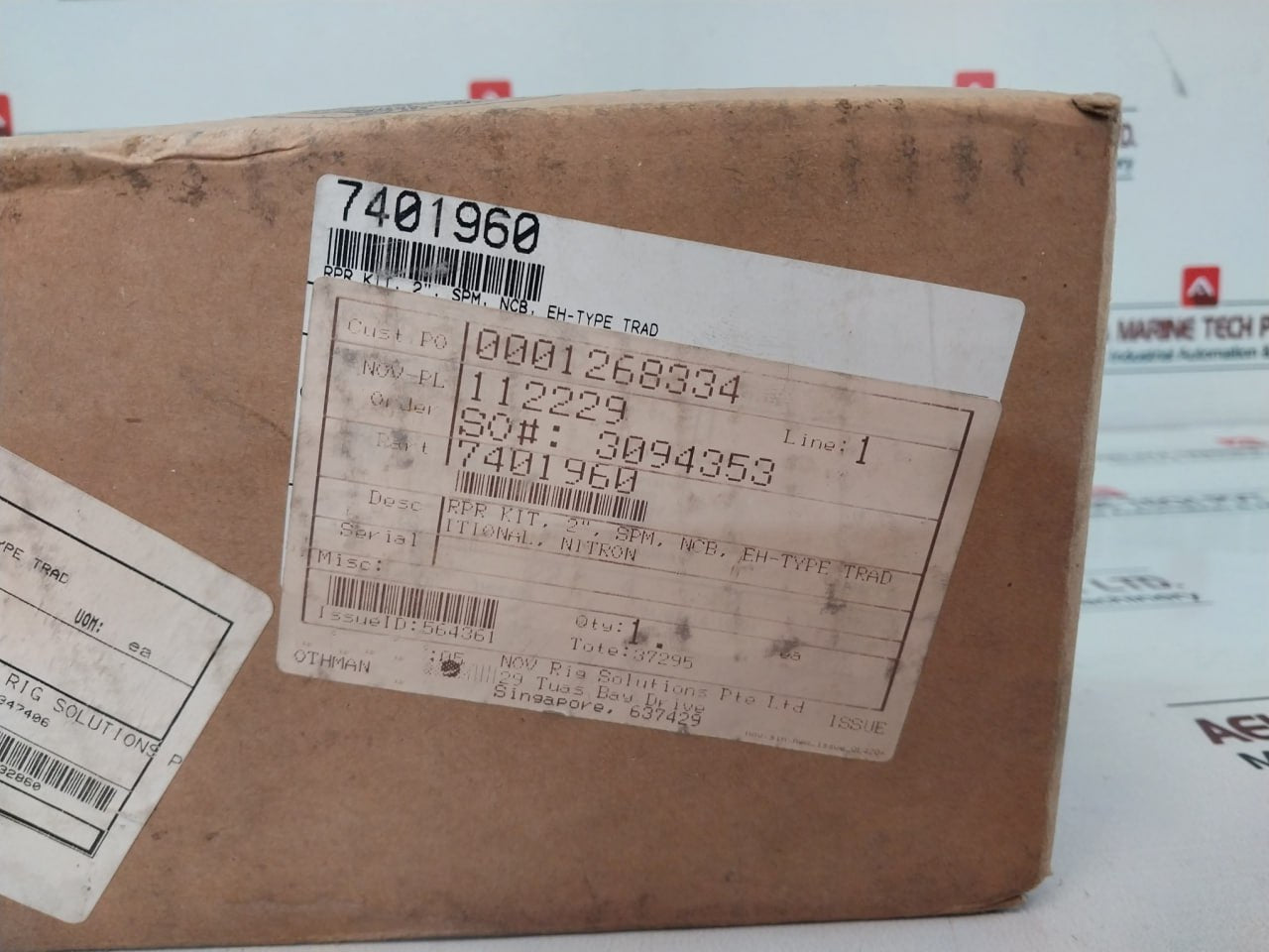 Nov 7401960 2" Spm Valve Repair Kit 25920 Rk Rev C