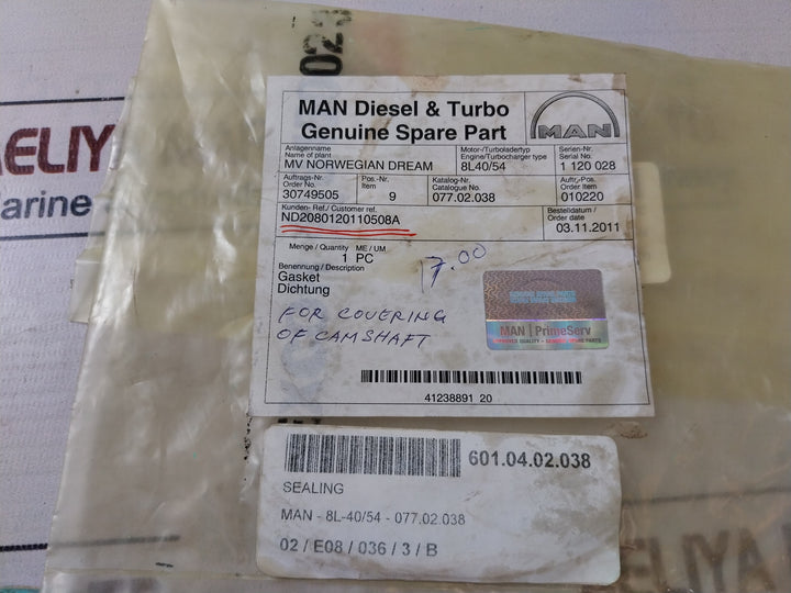 Novapress 815 Gasket Set